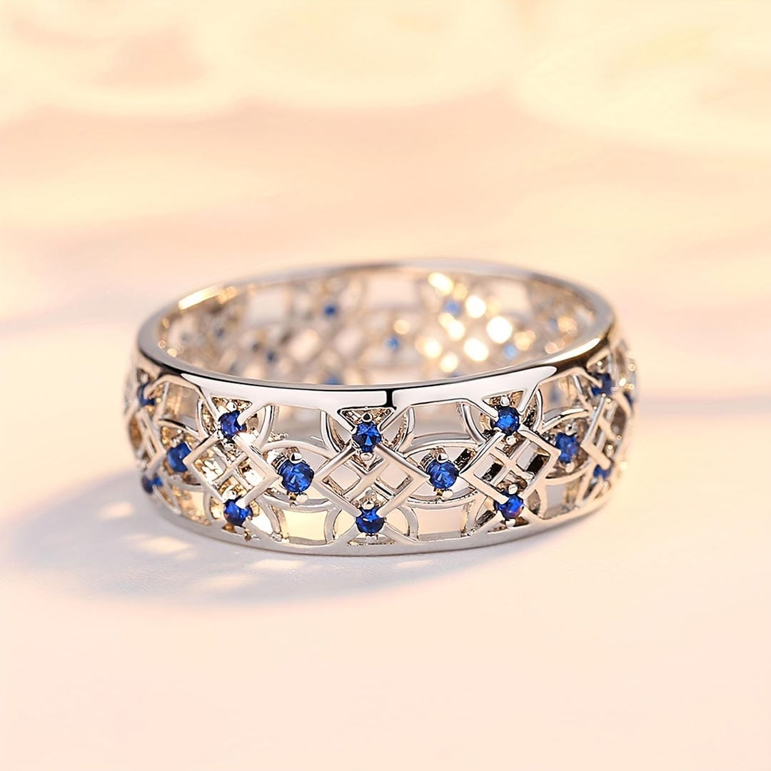 Sapphire Filigree Dream Ring