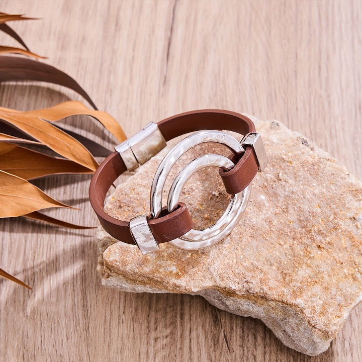 Vintage Boho Double Circle Bracelet