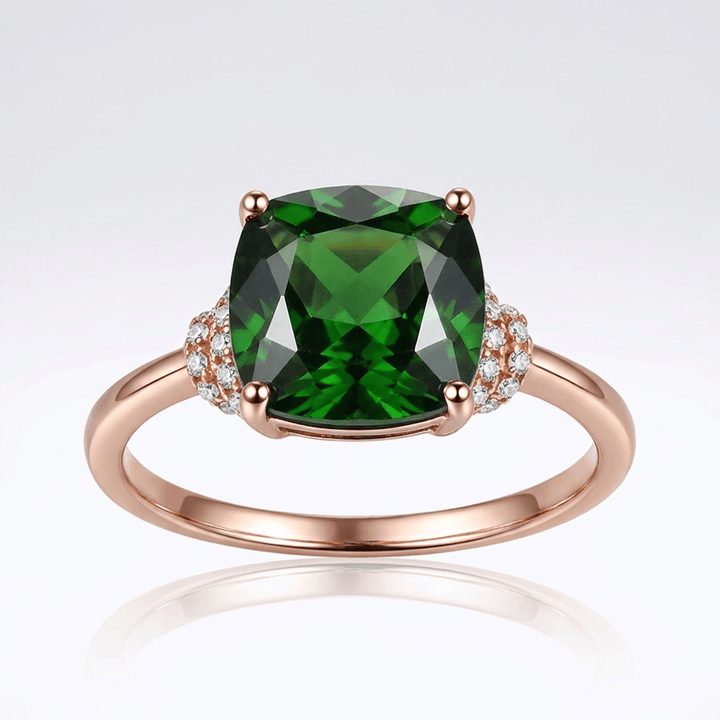 Rose Gold Gemstone Ring