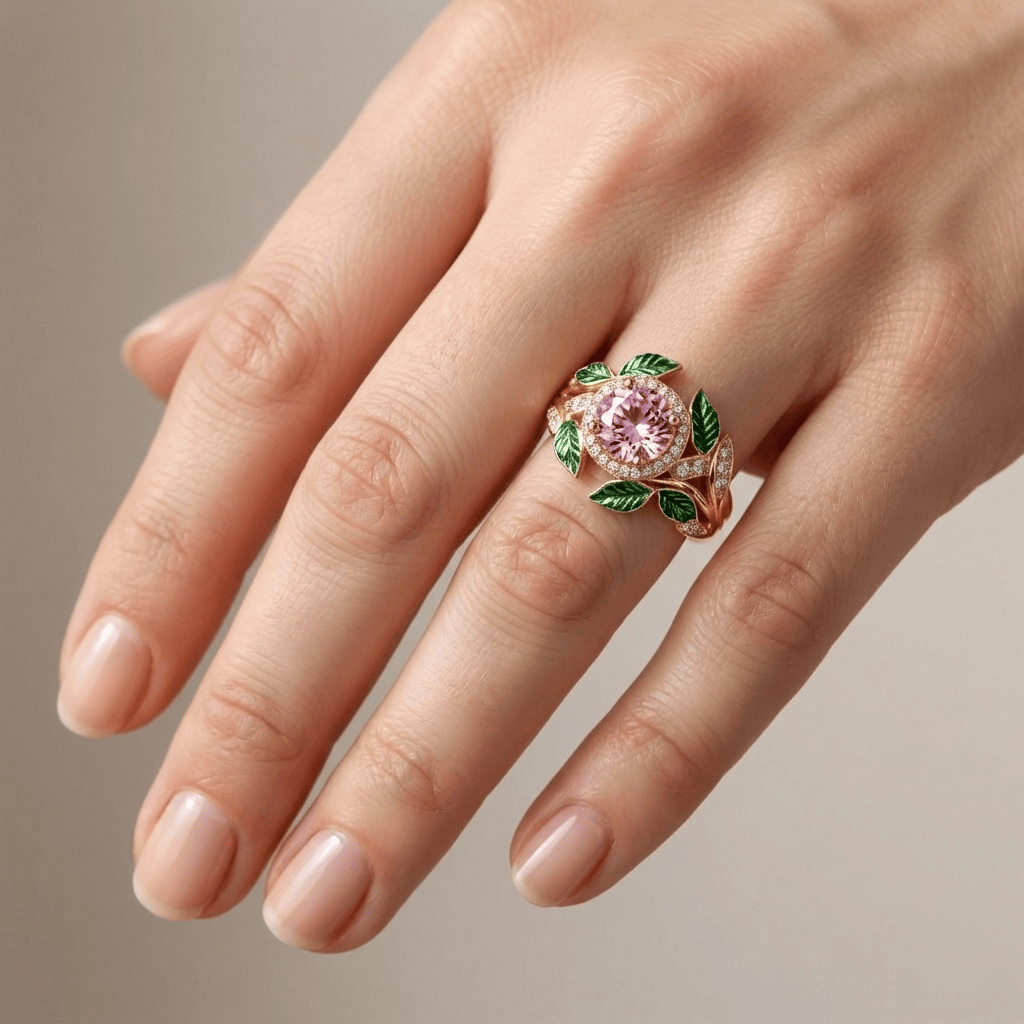 Gold Enchanted Garden Ring