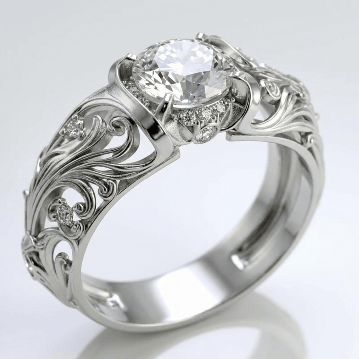 Silver Vintage Elegance Ring
