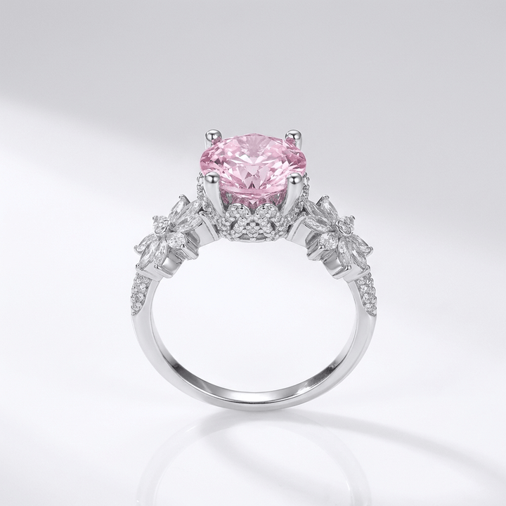 Pink Zirconia Sakura Dream Ring