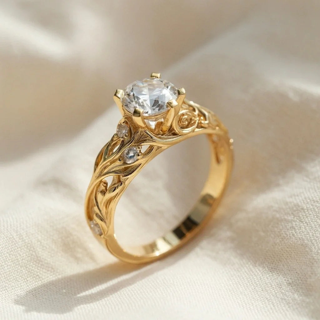 Exotic Zirconia Statement Ring