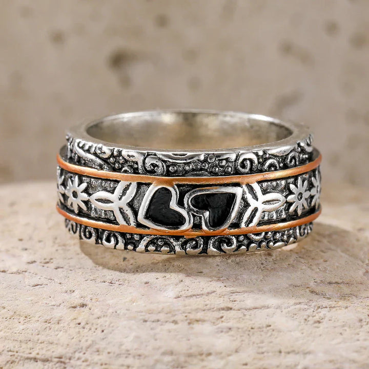 Engraved Silver Heritage Ring