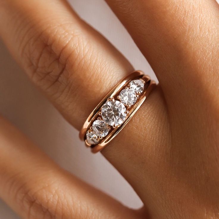 Vintage Bright &amp; Gold Ring
