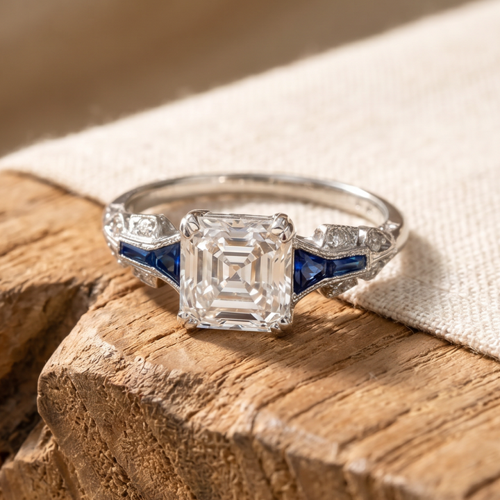 Vintage Royal Blue Heirloom Ring
