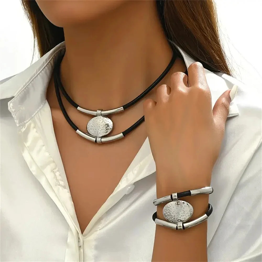 Timeless Layered Necklace &amp; Bracelet Set