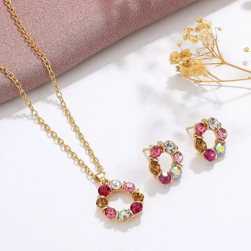 Eternal Circle of Light Jewelry Set