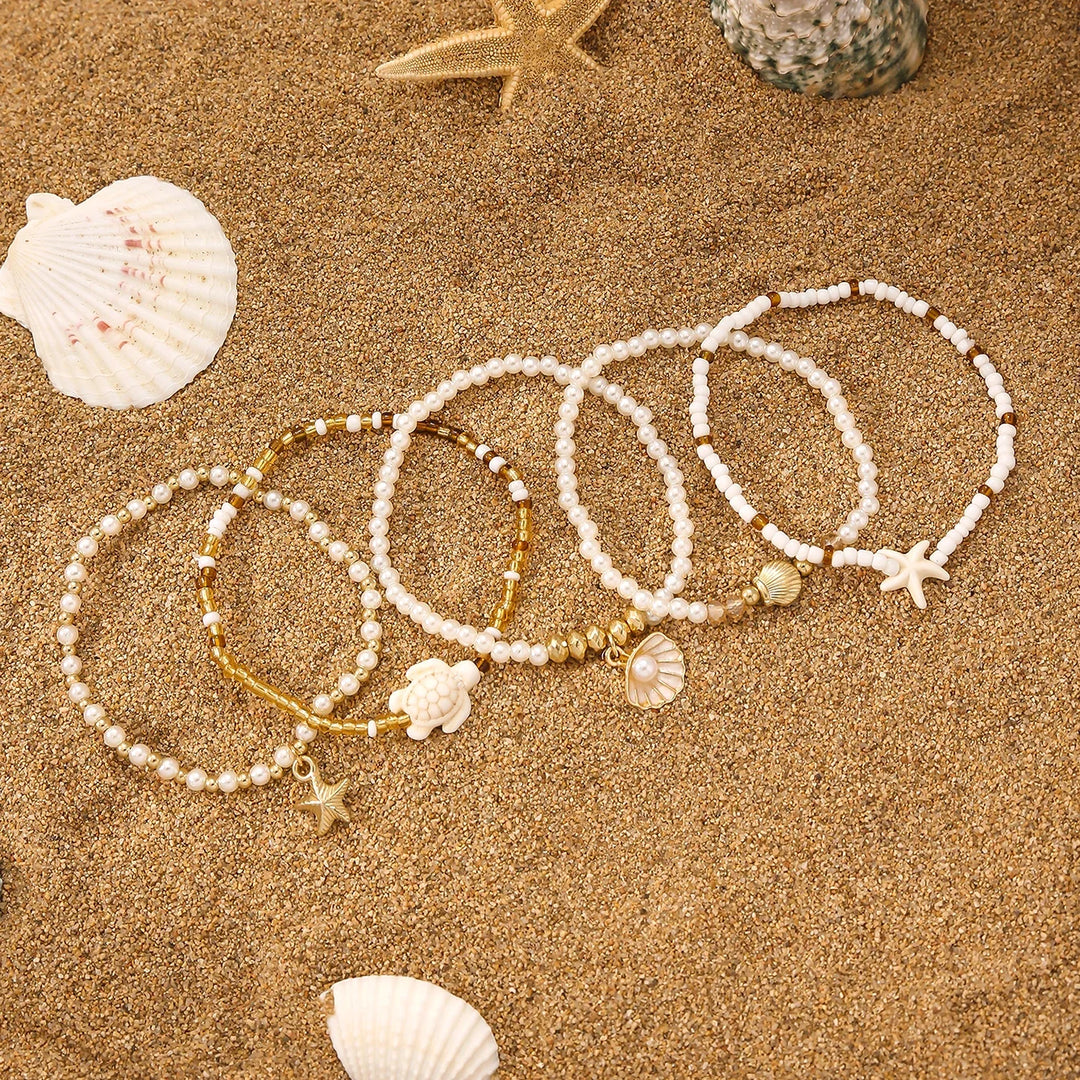 Ocean Dreams Pearl Bracelet Set