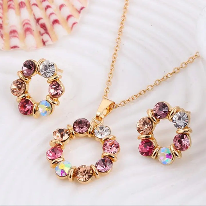 Eternal Circle of Light Jewelry Set