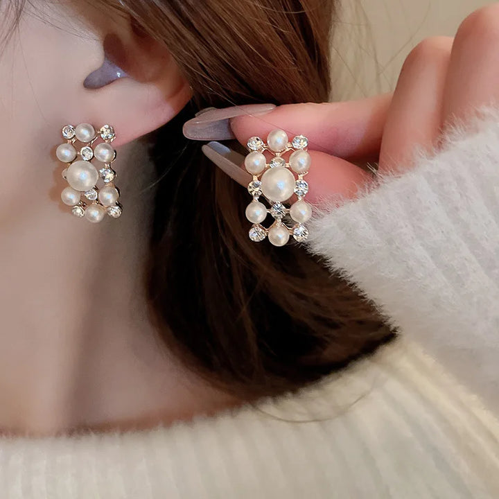 Timeless Pearl &amp; Crystal Jewelry Set
