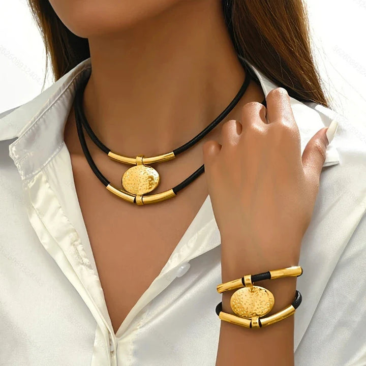 Timeless Layered Necklace &amp; Bracelet Set