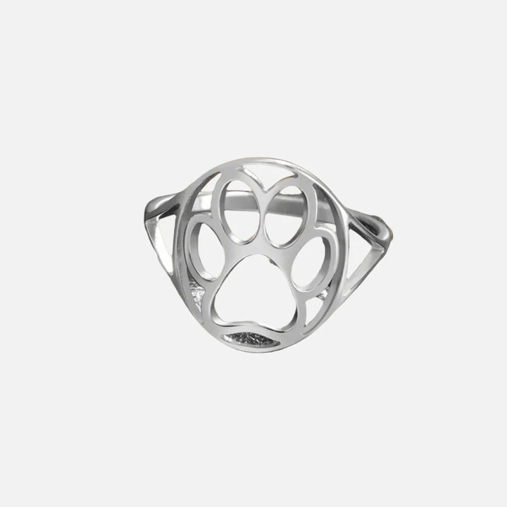 Open Paw Ring in Stainless Steel – Lightweight &amp; Stylish