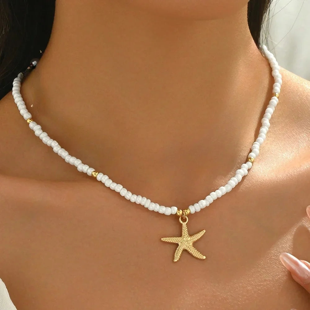 Ocean Dreams Seashell Pendant Necklace