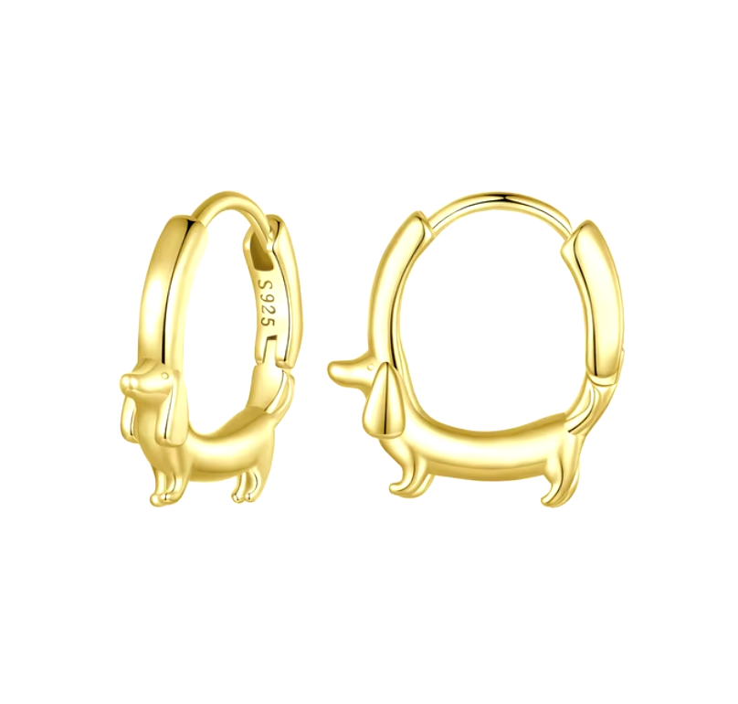 Precious Dachshund Hoops - A Pup Mom&