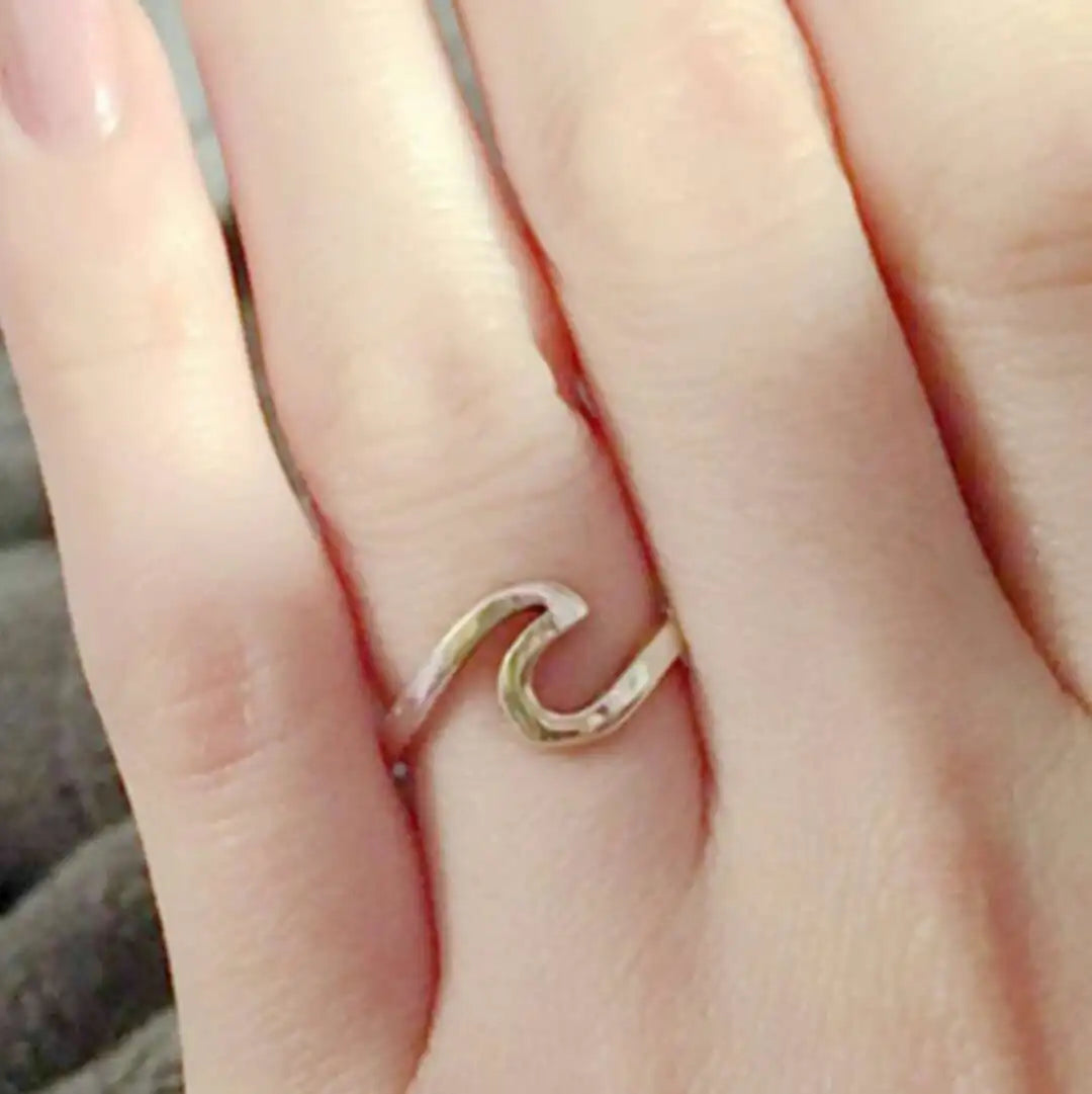 Ocean Wave Ring - Stainless Steel