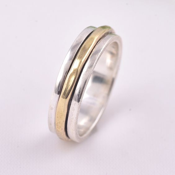 Vintage Fine Gold &amp; Silver Ring