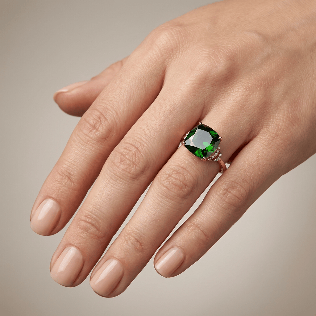 Rose Gold Gemstone Ring